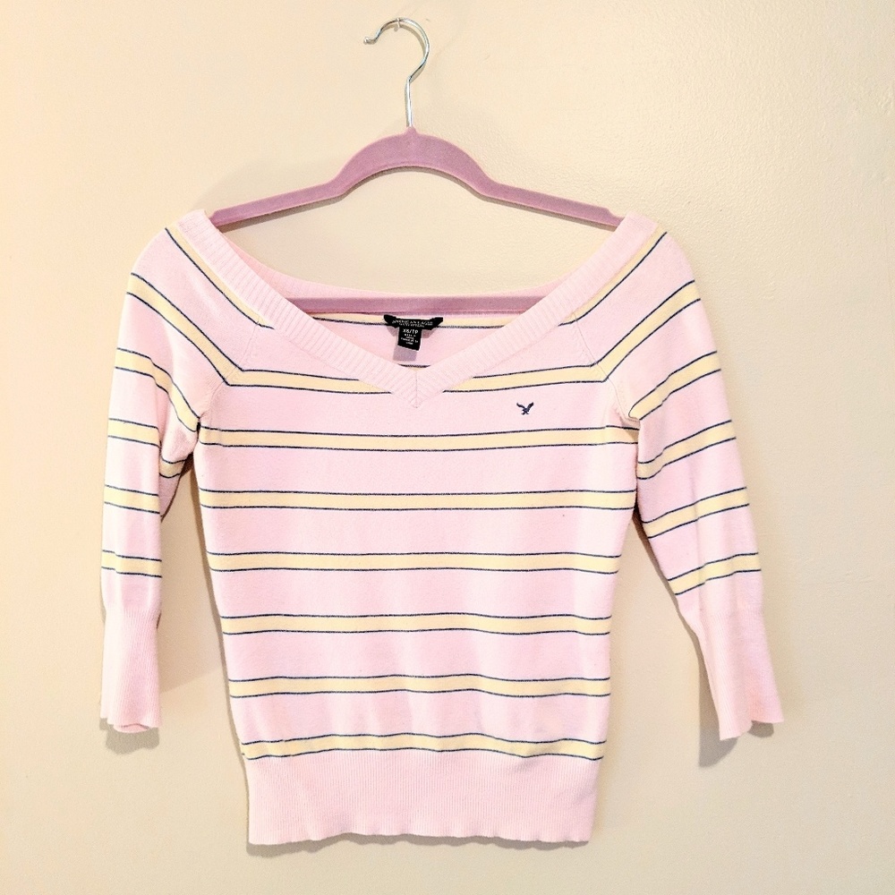 Americ Eagle off the shoulder blouse